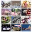 2023 Promotional calendar Patriotic America,Spiral, Item BC-240 monthly images