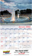 2023 Promotional calendar Patriotic America,Spiral, Item BC-240 open view