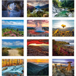 2023 Promotional calendar America Scenic,Spiral, Item BC-245 monthly images