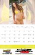 2023 Sexy Female Models Calendar - Stapled, Item CC-443 Open View Image