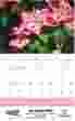 2023 Floral Beauty Wall Appoitment Calendar, Stapled, 11.5x18 Item CC-462 Open View Image