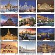 World Scenes - Scenic Bilingual Promo Calendar  monthly images 2023