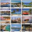 Caribbean Splendor Calendar - Scenic Images of the Caribbean  Bilingual open view 2023