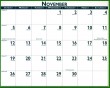 2023 Calendar grid details for item HD-1396H