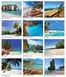Tropical Island Resorts & Beaches calendar # JC-108 monthly images
