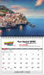 2023 Scenic Promotional wall calendar Item JC-201 open view