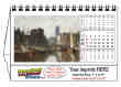 Fine Arts desktop promo calendar item # JC-703 open view