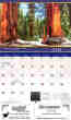 America the Beautiful Promotional calendar item KC-AB open view on www.promotionalcalendarssource.com