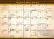 Franciscan Art Catholic Calendar item KC-FR January 2023 grid