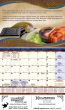 The Jewish Family Religious Promotional calendar item KC-JF open view on www.promotionalcalendarssource.com