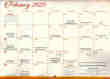 2023 Papal Reflections Catholic Religious Calendar item KC-PR January grid