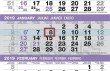 3 Month view custom calendar UG-620 grid details