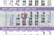 3 Month view custom commercial calendar UG-620 grid details