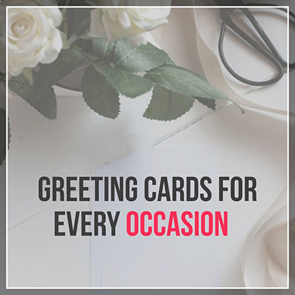 Personalized greeting cards for any occasion