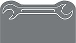 FC_Wrench shaped stick-up self-adhesive calendar