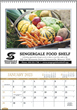 Single Image Pocket Wall Calendar with Cooking Recipes, Size 10x14 thumbnail