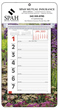 Big Numbers Customized Weekly Memo Calendar, Garden Scenic Background, 7x13 thumbnail