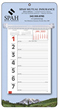 Large Numbers Promotional Weekly Memo Calendar  - Mountains thumbnail
