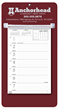 Memo Weekly Calendar, Maroon Background thumbnail