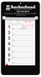 Promotional Big Numbers Weekly Memo Calendar  - Black thumbnail