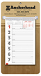 Promotional Big Numbers Weekly Memo Calendar  - Butcher Block thumbnail