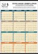 Year In View Promotional Calendar with Multi-Color Grids Size 27x38 | 2024 thumbnail