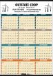 Year In View UV-Laminated Calendar size 27x38, Julian Dates, Week Numbers, Marker included, Full-Color imprint option thumbnail