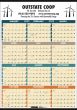 Laminated 12-Month-View Calendar, 27x38, Full Color Imprint Option | Julian Dates | Week Numbers | 2024 thumbnail