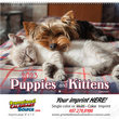 Puppies & Kittens  Wall Calendar - Spiral thumbnail