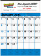 Contractor Planner Calendar Blue & Black thumbnail