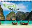 Tropical Island Resorts & Beaches Scenic Calendar, 13.5x24  thumbnail