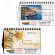 Scenic Desk Calendar with World Images -3 Month Grid thumbnail
