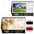 Beautiful America Desk Tent Calendar Gold Foil Stamped Ad thumbnail