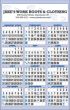 Small size Year-In-View Wall Calendar 1-4 Color Imprint, 10-7/8x17 thumbnail